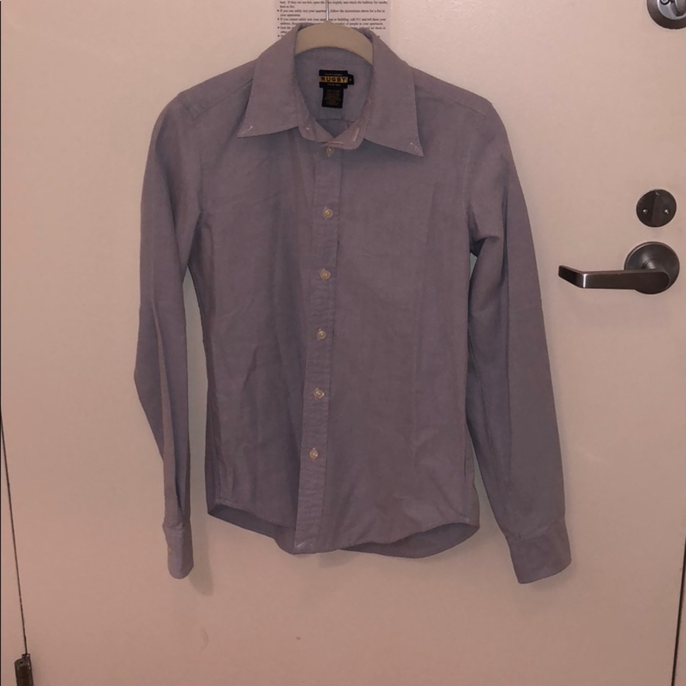 Rugby Blue Collared Button Down